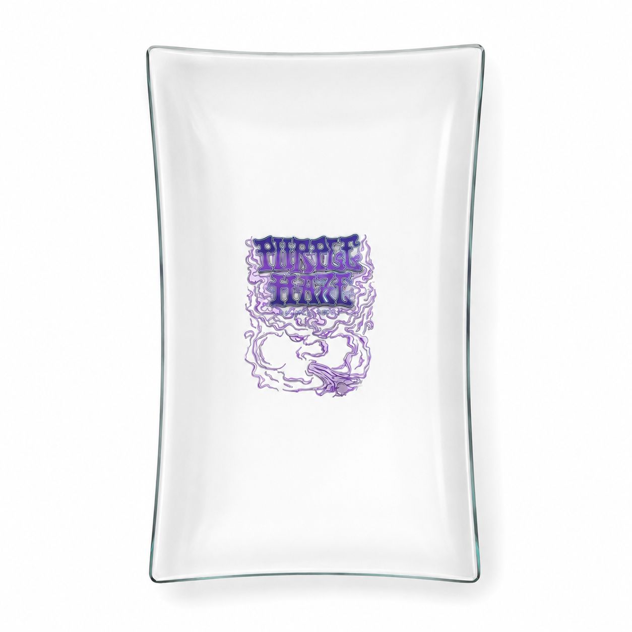 Purple Haze Glass Rolling Tray