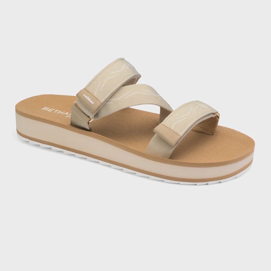 Cobian Women's Sandals - Bethany Waimea Rise, Color: Cream, Size: 6