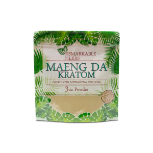 Remarkable Herbs Kratom Powder - Green Maeng Da, Size: 3oz
