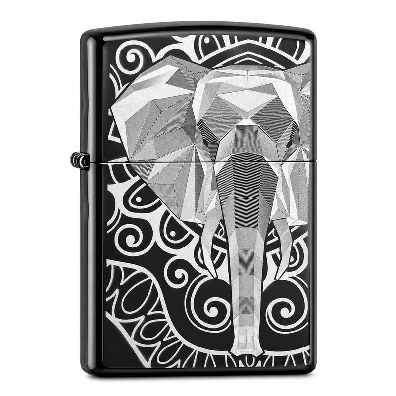 Zippo Lighter Elephant Fancy Fill
