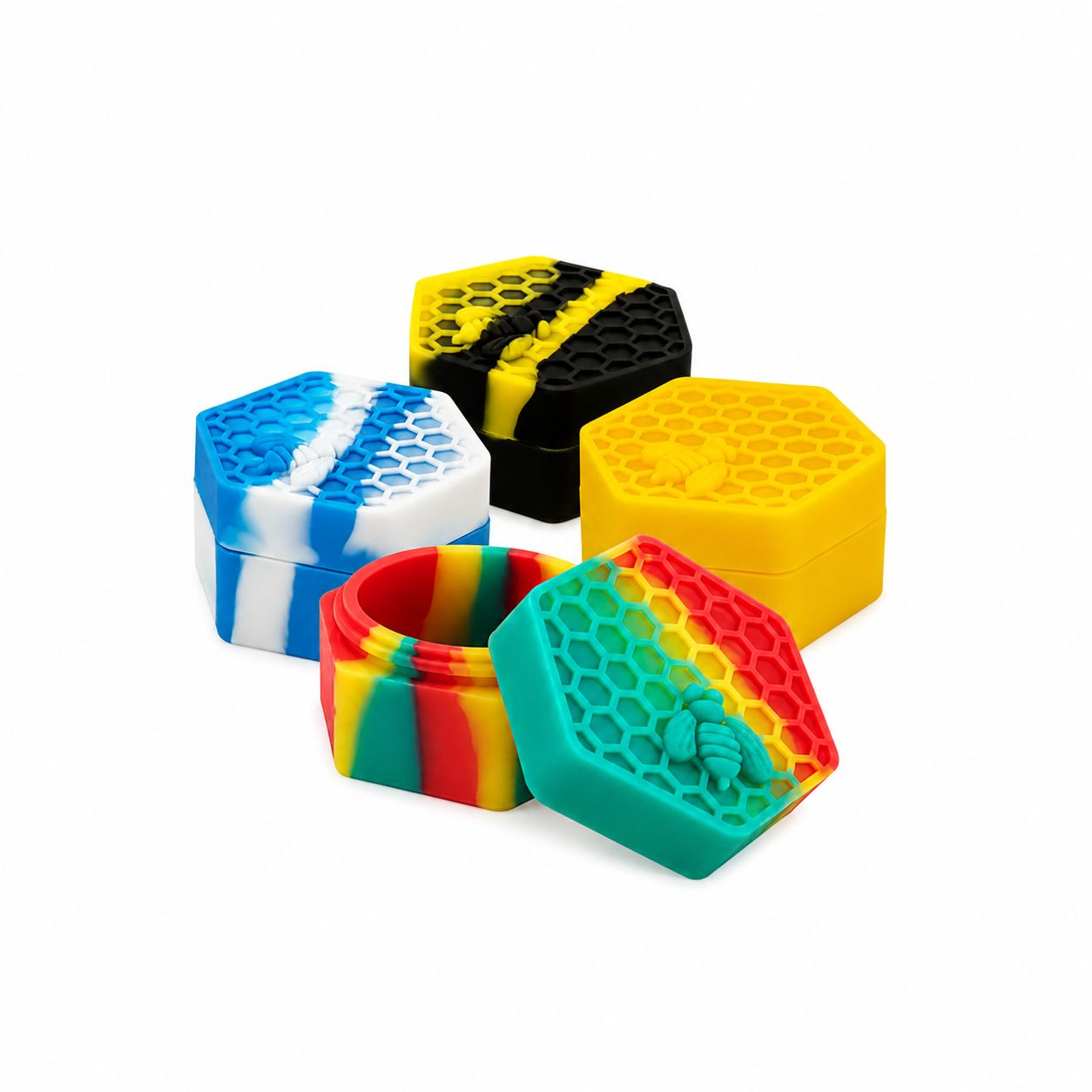 Silicone Hexagon Container, Size: 26mL