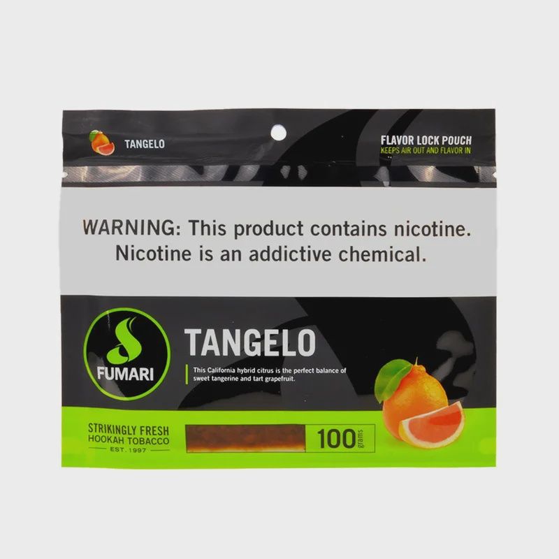 Fumari Hookah Tobacco, Flavor: Tangelo, Size: 100g