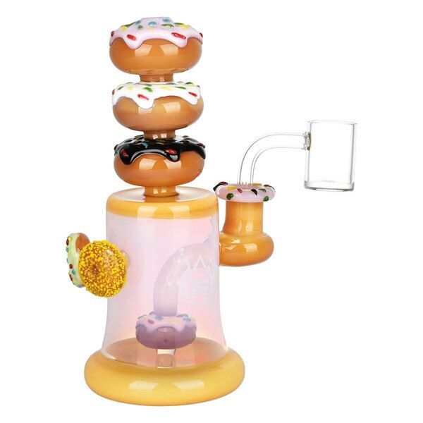 Pulsar Dreamy Donuts Dab Rig, Attribute: PINK, Size: 8"
