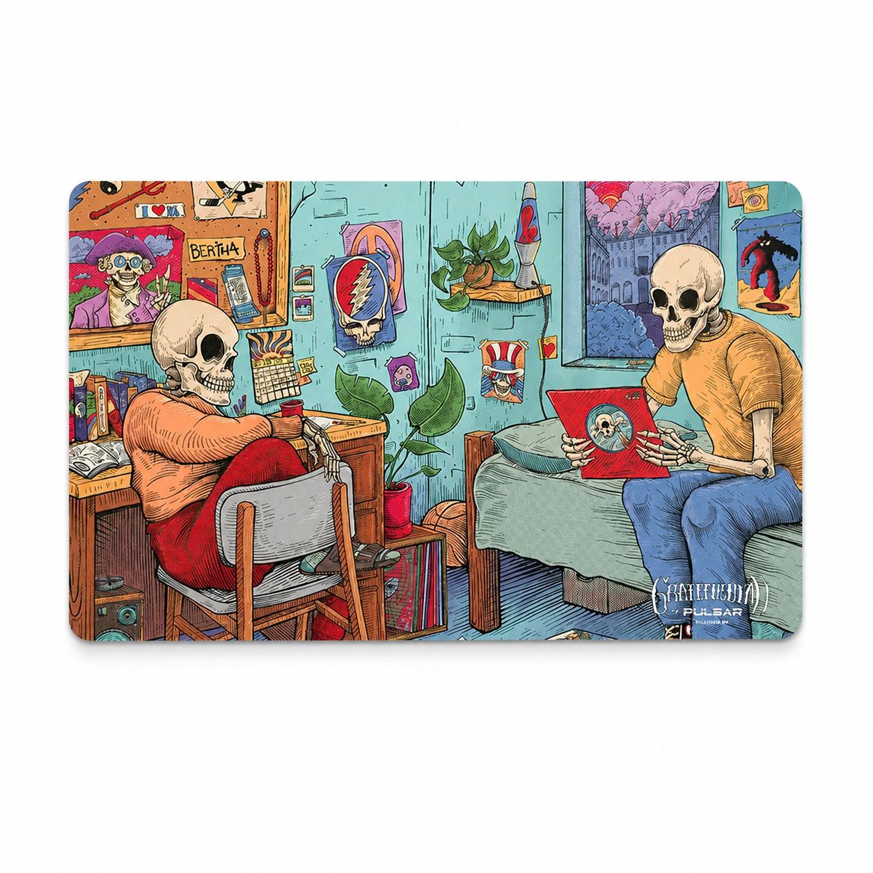 Pulsar x Grateful Dead Dab Pad - Roomies, Size: 16"x 10"