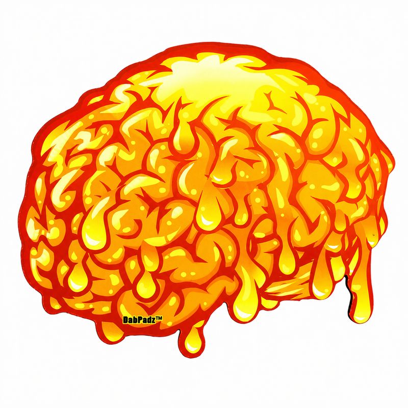 DabPadz Die Cut Dab Mat - Dab Brains