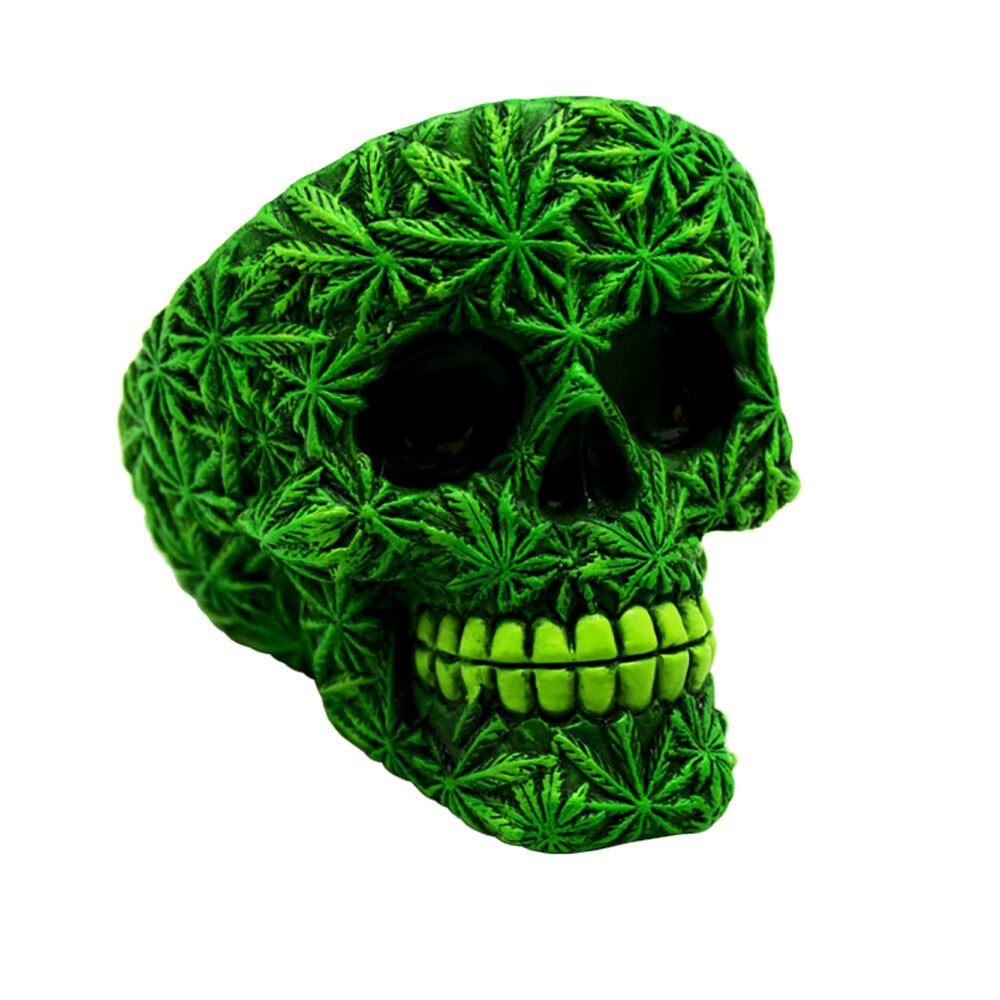 Hemphead Skull Ashtray, Attribute: Hemp Skull, Size: 3 x 4"