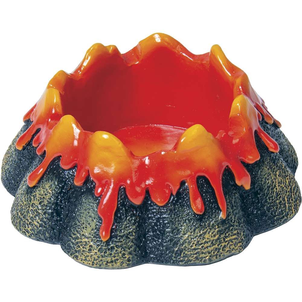 Volcano Polyresin Ashtray, Attribute: Volcano, Size: 5"