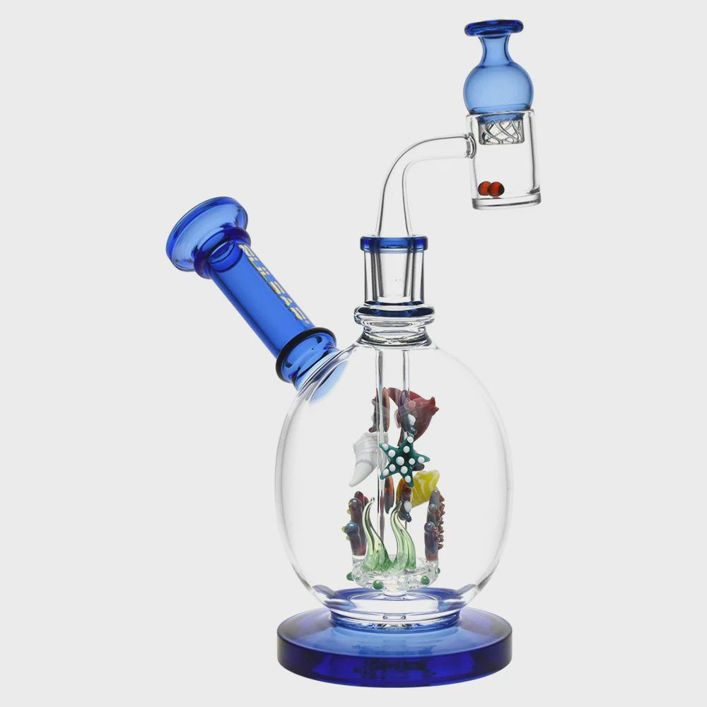 Pulsar Aquatic Fantasy Dab Rig Kit, Color: Blue