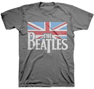 The Beatles British Flag T-Shirt, Size: Small