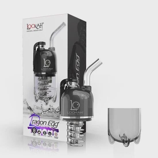 Lookah Dragon Egg Vaporizer, Color: Black