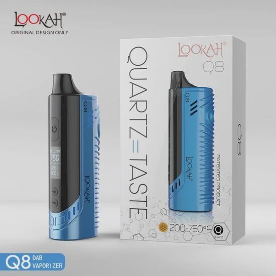 Lookah Q8 Vaporizer Kit, Color: Blue