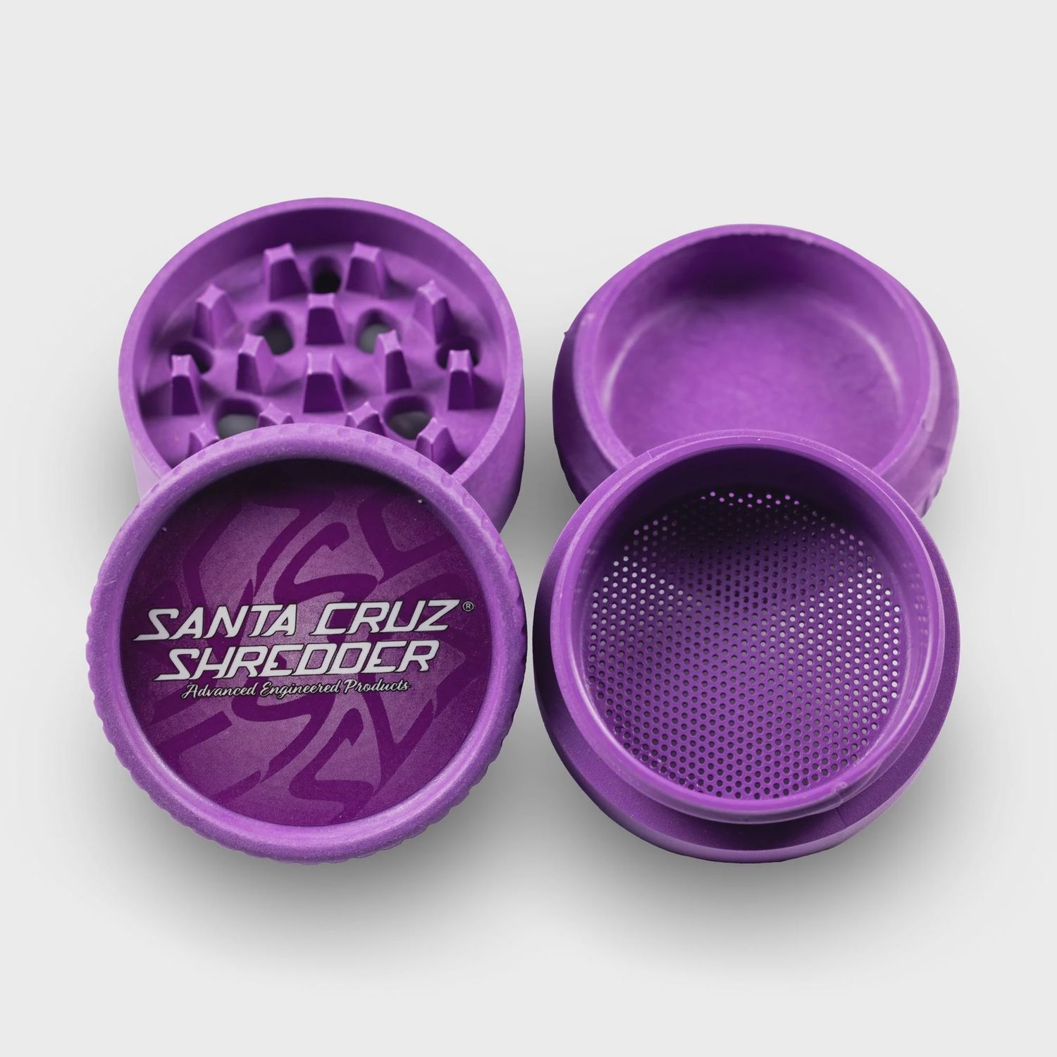 Santa Cruz Shredder® 4-Piece Hemp Grinder, Attribute: Asst, Size: 4pc