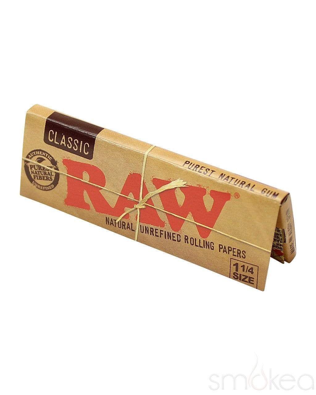 RAW Classic 1 1/4 Rolling Papers, Count: Pack