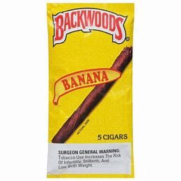 Backwoods Natural Cigar - 5 Pack, Count: Pack, Flavor: Banana
