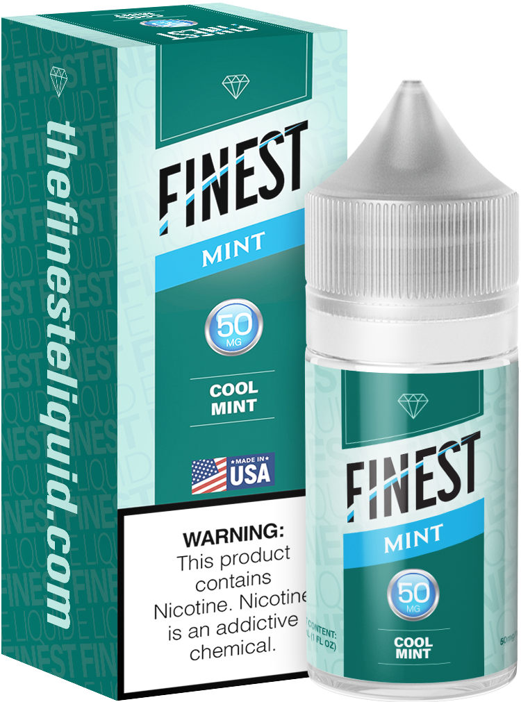 The Finest Saltnic 30mL Signature Edition - Cool Mint, Nicotine Content: 50mg