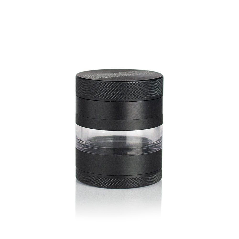 Kannastör® Multi Chamber Grinder Jar Body  w/ Easy Change Screen, Color: Black, Size: 2.2"