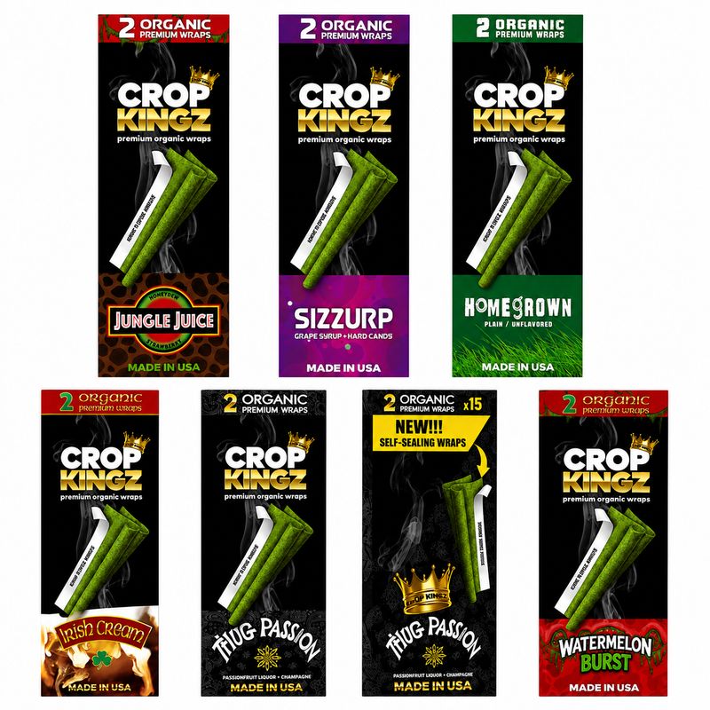 Crop Kingz Premium Organic Hemp Wrap - 2 Pack