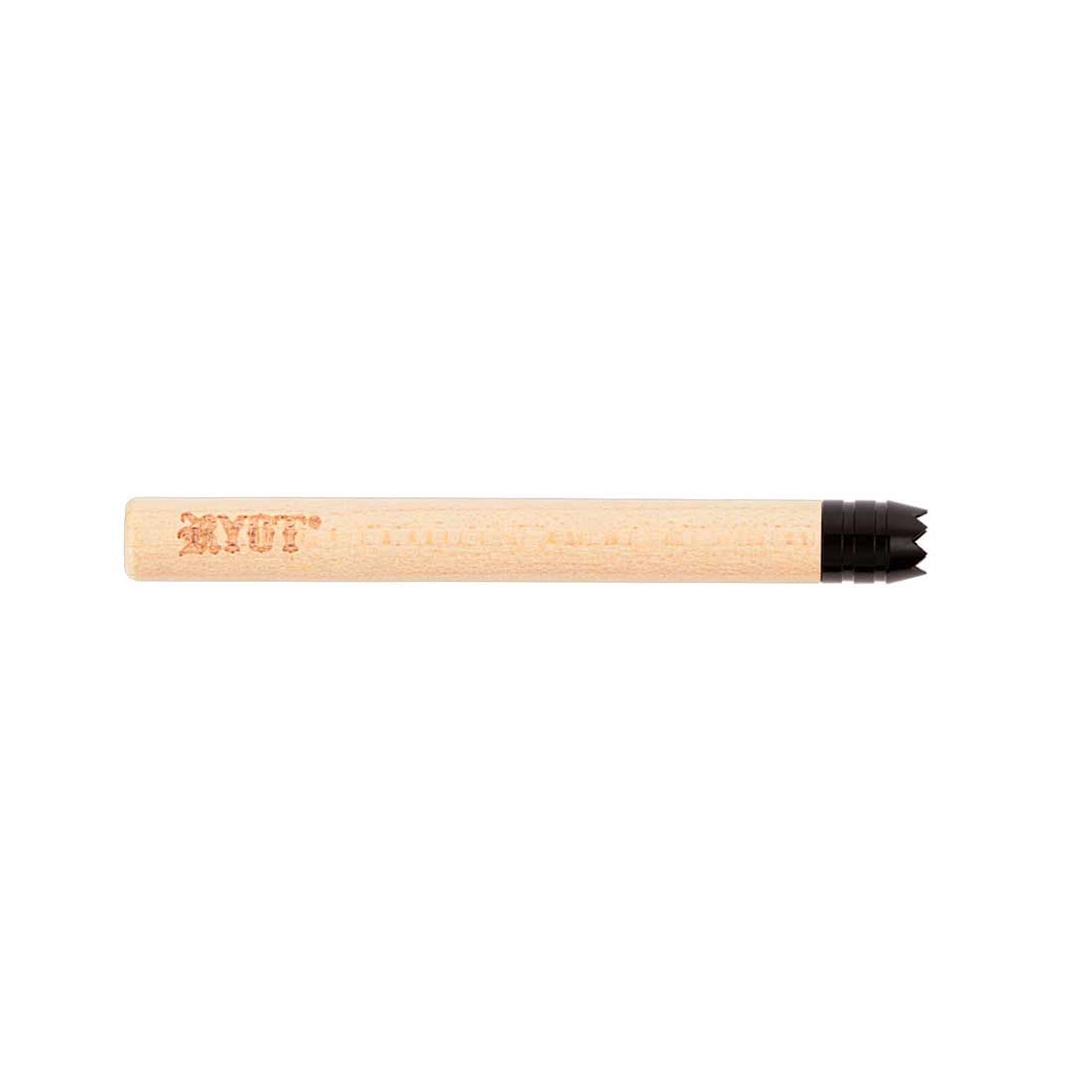 RYOT® Large Wooden One Hitter w/ Digger &amp; Black Tip, Color: Maple