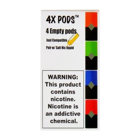 4X Empty Refillable Pods Pack of 4