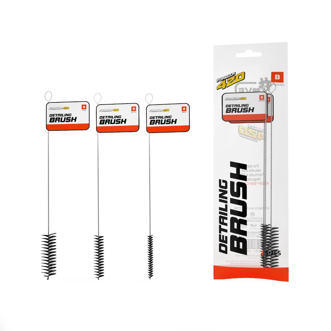 Formula 420 Metal brush Cleaner, Size: 3 Pack