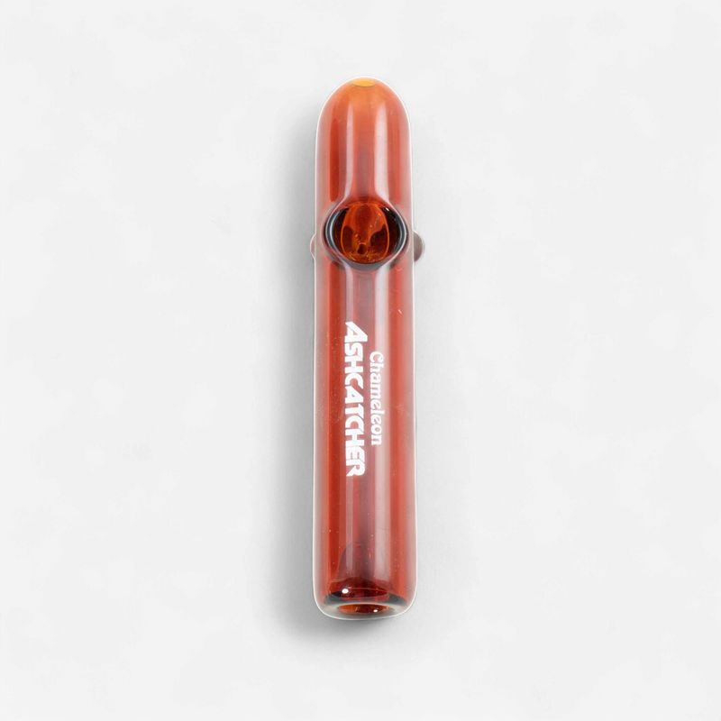 Ash Catcher Steamroller Glass Pipe By Chameleon Glass
