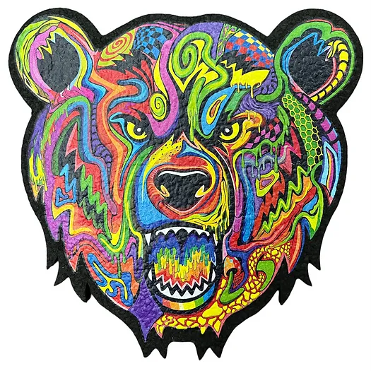 Visual Fiber Mood Mat x Bear Quartz, Size: 8in