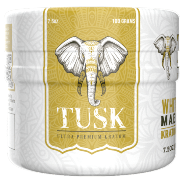Tusk Kratom Powder - White Maeng Da, Count: Single Unit, Size: 100gm/7.5oz