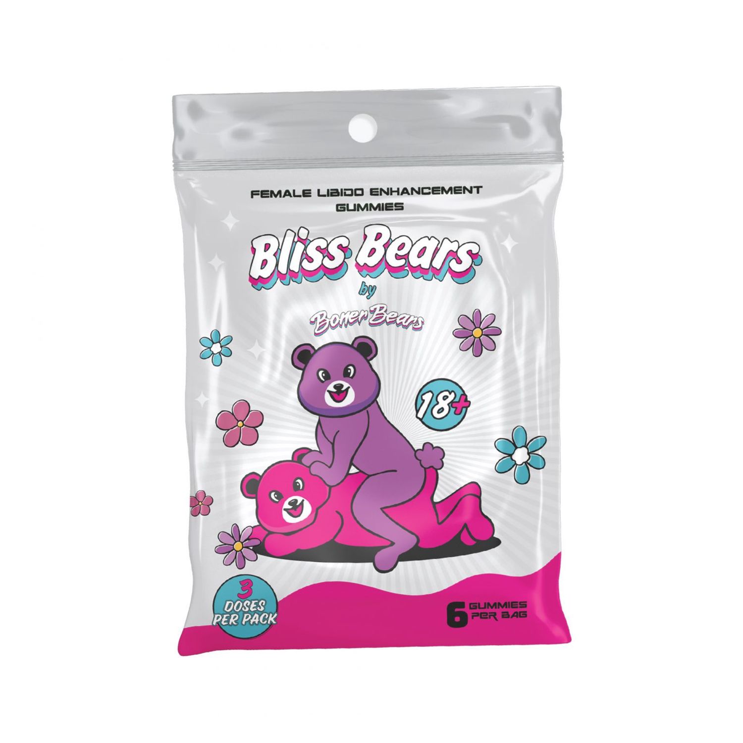 Bliss Bears Female Enhancement Bears 6ct, Count: Pack