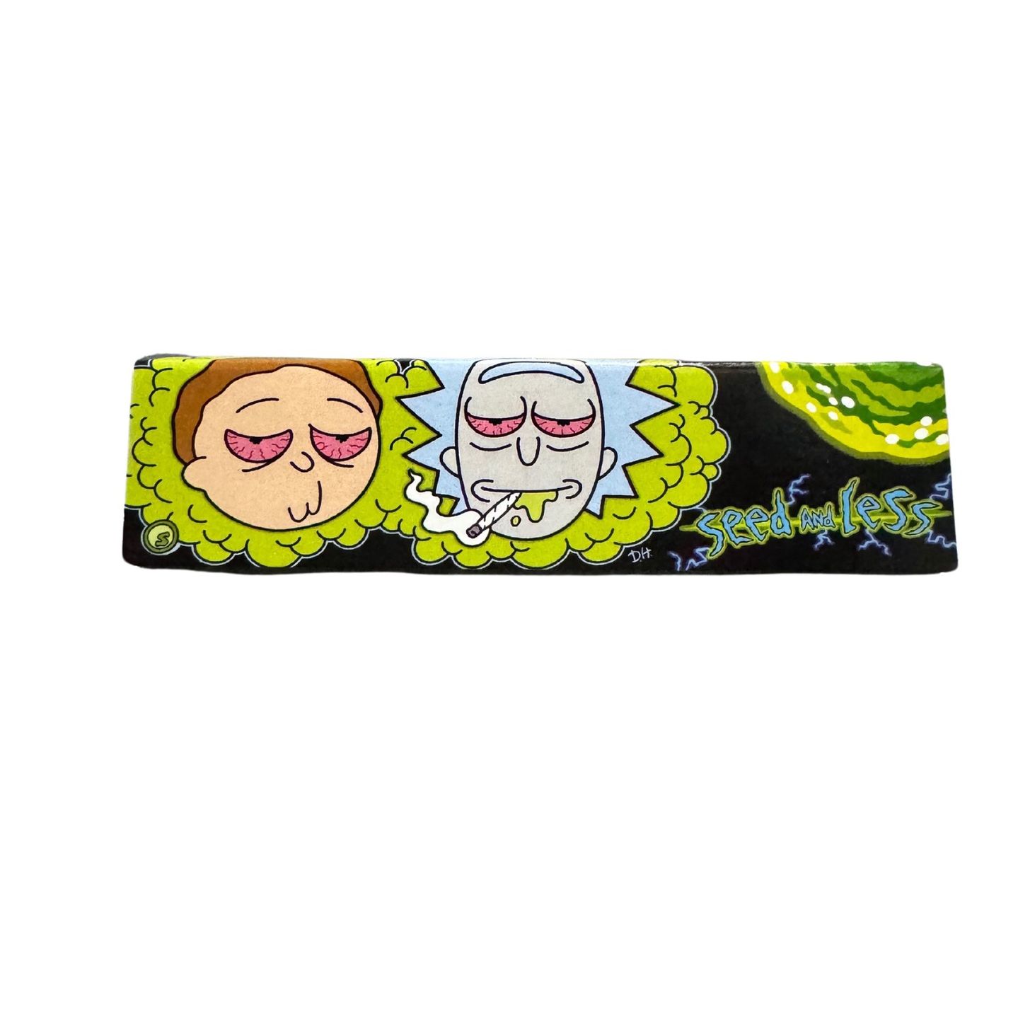 Seedless King Size Rolling Papers - Rippin' Morty, Count: Single Paxk