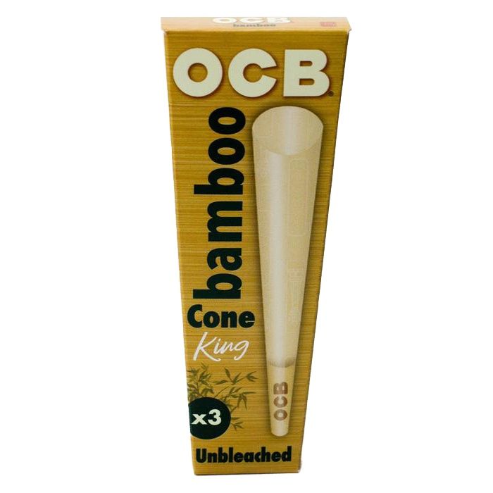 OCB Bamboo King Size Size Pre-Rolled Cones - 3 Pack, Count: Pack