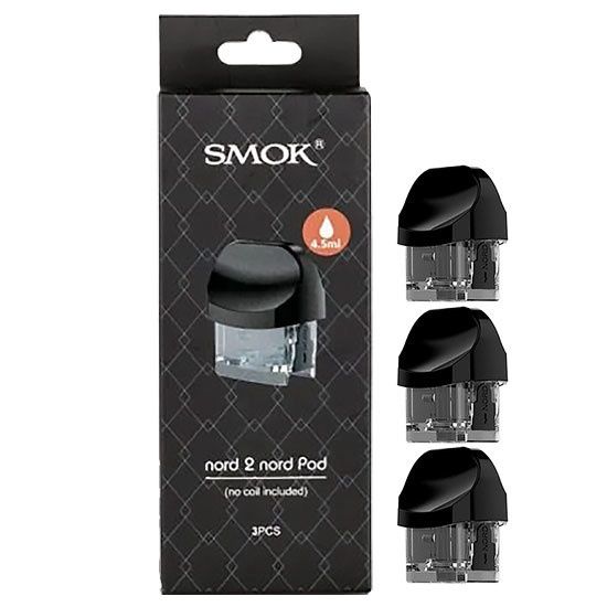 SMOK Nord 2 Empty Replacement Pods (3-Pack), Design: Notd 2 Nord Pod
