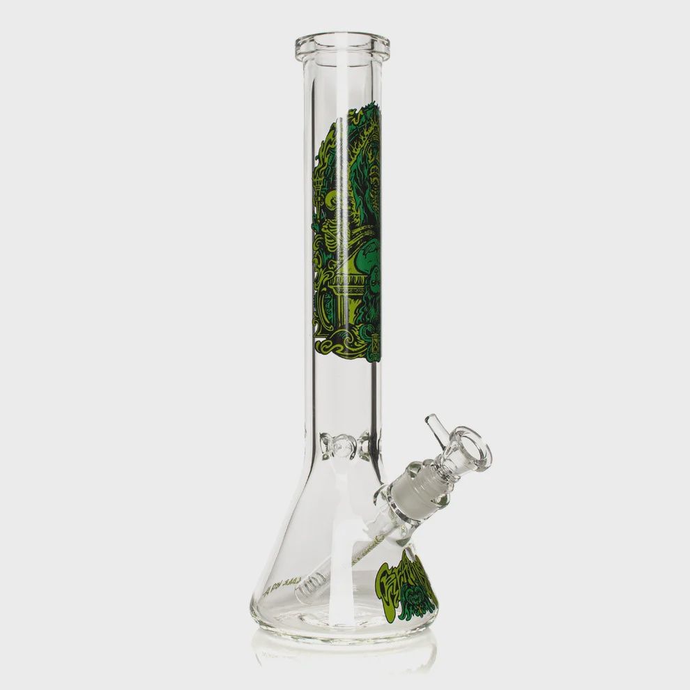 Creature GEAR Premium®  15" 7mm Thick Sacrifice Beaker Base Water Pipe, Color: Clear