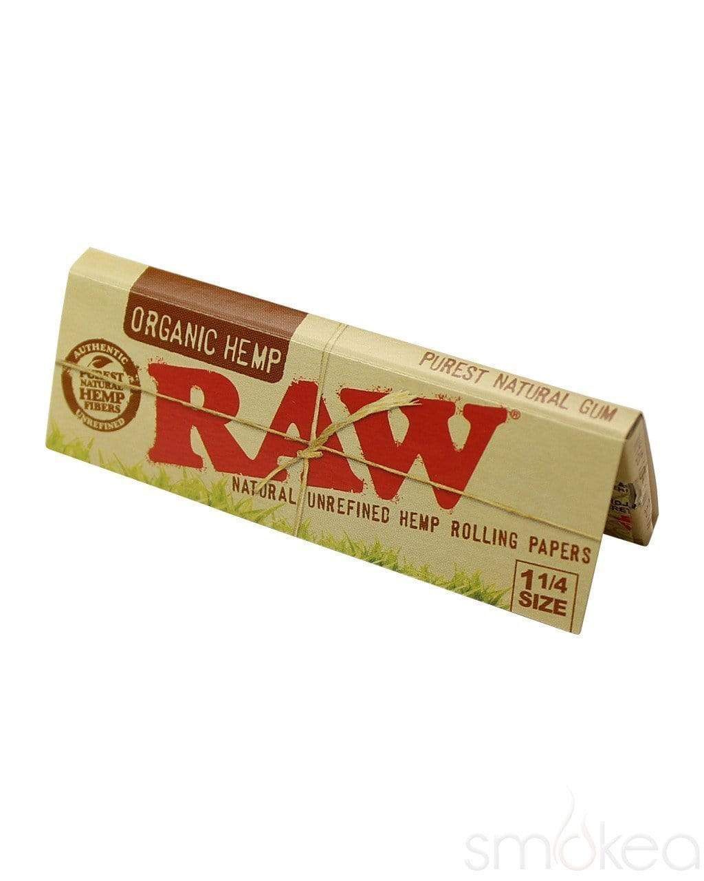 RAW Organic 1 1/4 Rolling Papers, Count: Pack