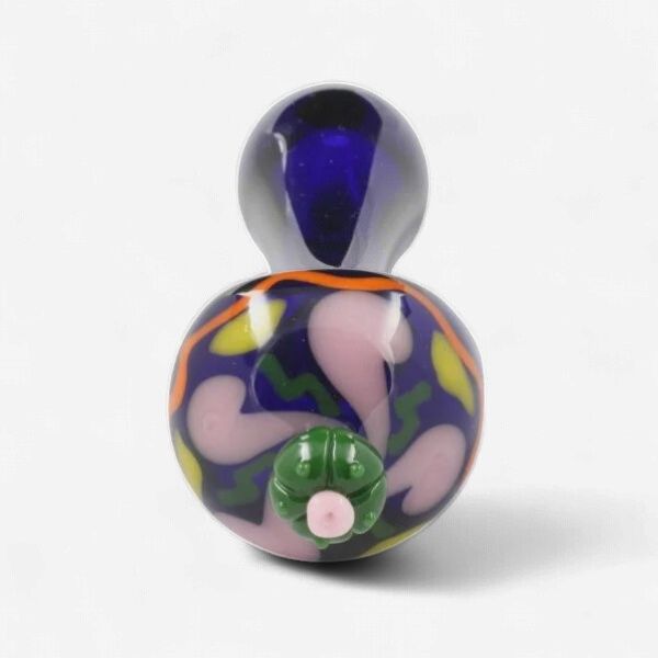 Peyote Button Glass Pipe By Chameleon Glass