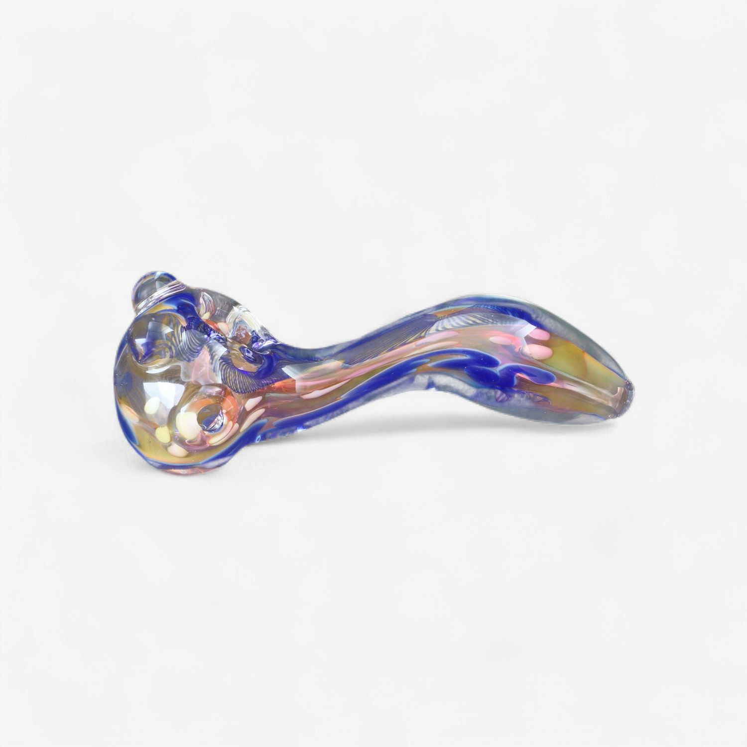 Hemisphere Lay Back Sherlock Glass Pipe