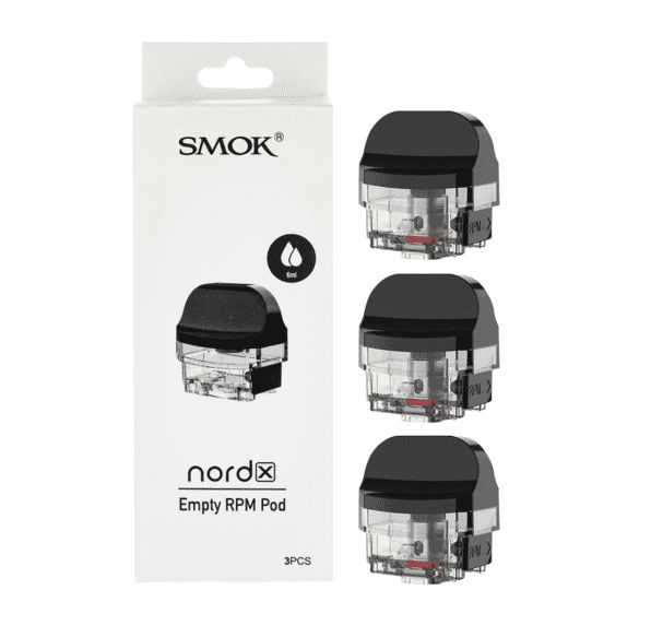 SMOK Nord X Empty Replacement Pods (3-Pack), Design: Nord X RPM Pod