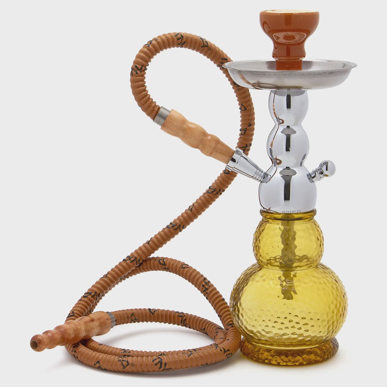 13" MYA Econo Gelato Hookah, Color: Amber