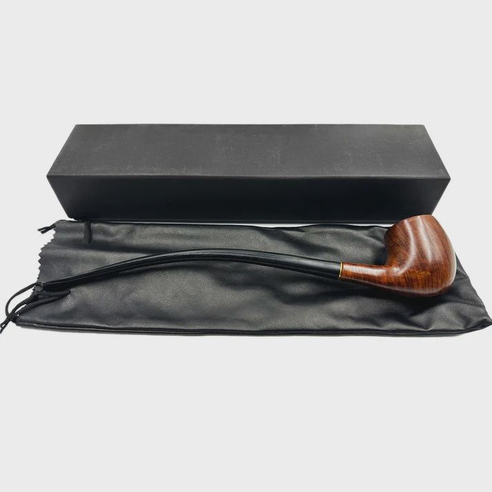11" Wooden Churchwarden w/ Gift Box &amp; Drawstring Pouch