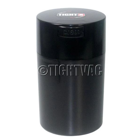 Tight VAC TV3 Container 6oz, Body Color: Black, Lid Color: Black