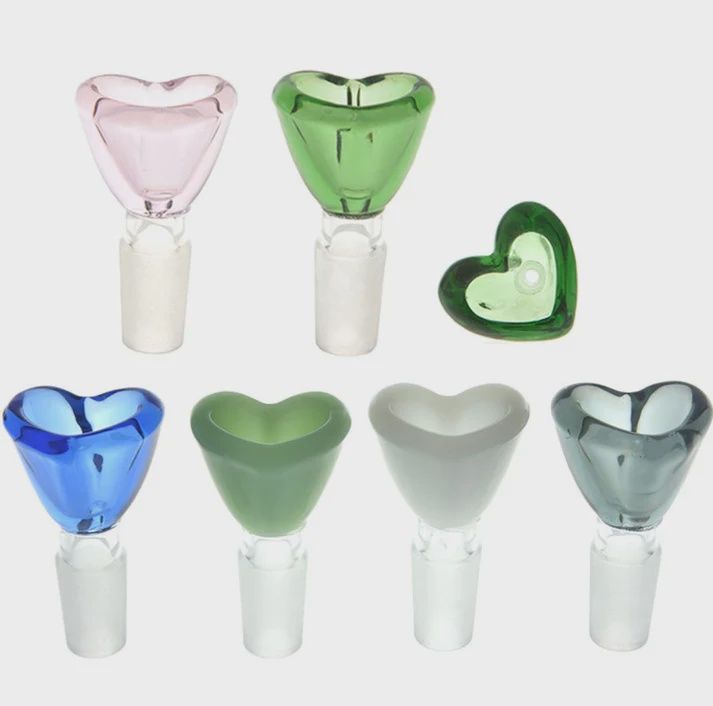 14mm Glass Heart Bowl