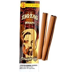 Zig-Zag Premium Cigar Wraps  - 2ct, Count: Pack, Flavor: Straight Up