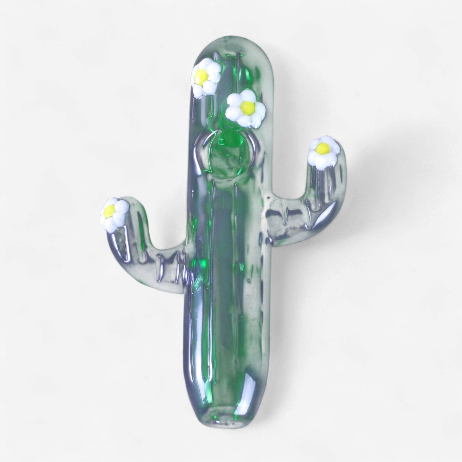 Cactus Glass Pipe By Chameleon Glass