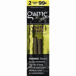 Game Cigarillos White Grape - 2 Pack, Attribute: Pack