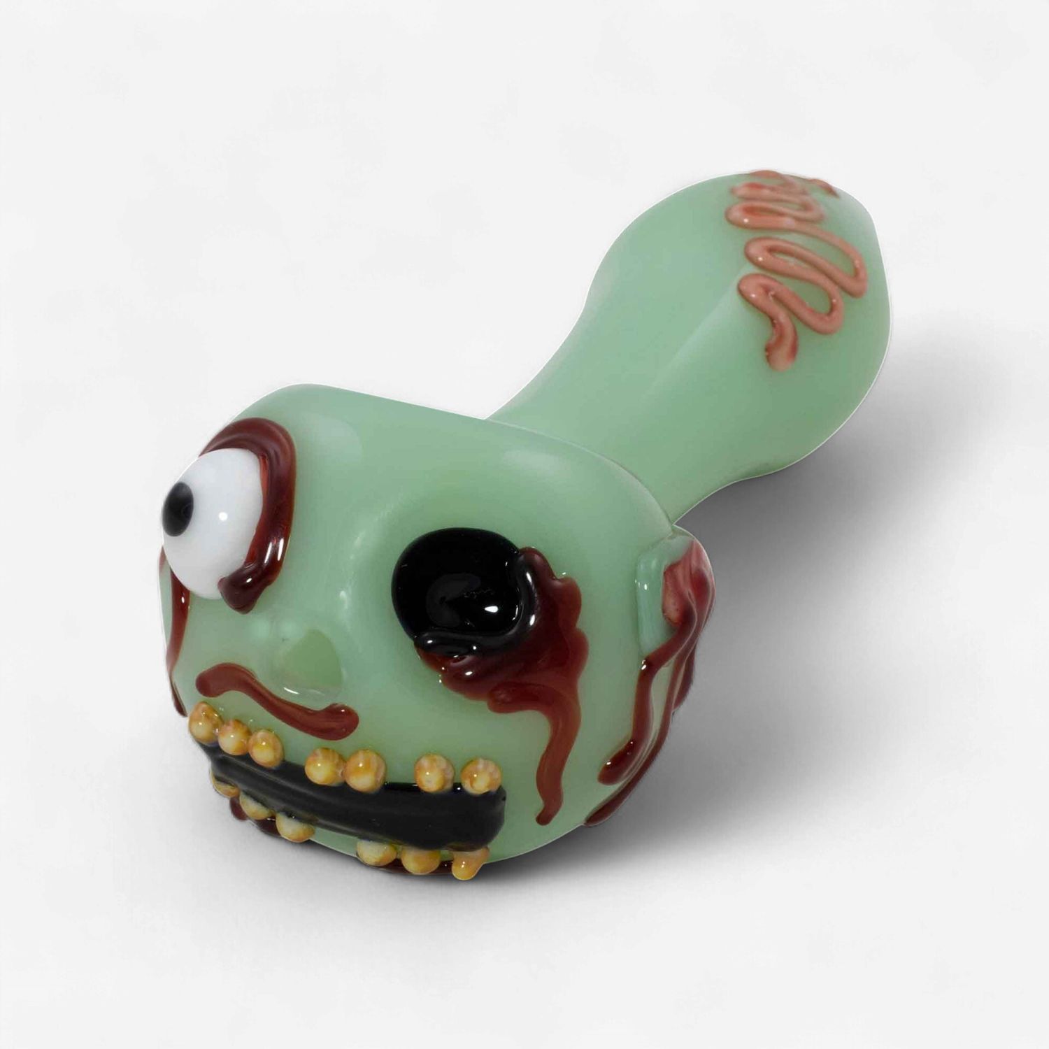 Zombie Glass Pipe By Chameleon Glass