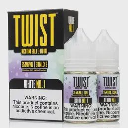 Twist Salt 60ml E-liquid - White  No 1