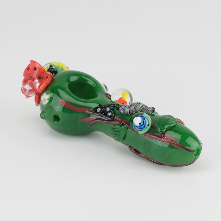 Garden Critters Spoon Pipe by Empire Glassworks, Size: Small