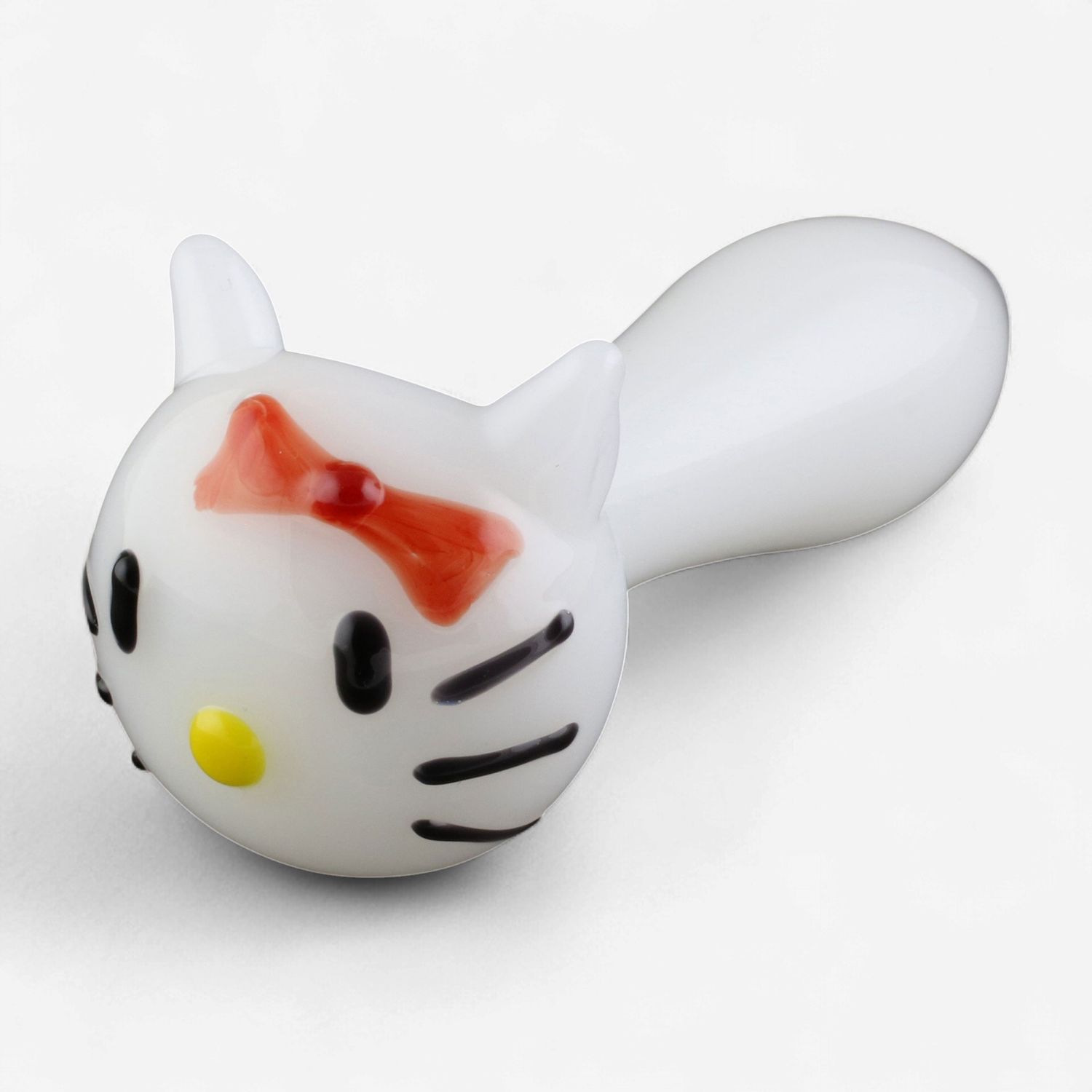 Kitty Glass Pipe By Chameleon Glass