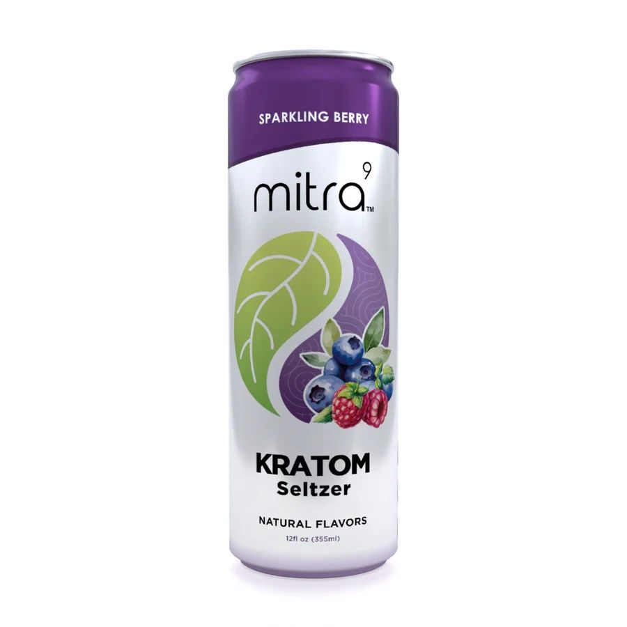 Mitra-9 Kratom Seltzer - Sparkling Berry, Count: Single