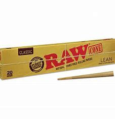 RAW Classic Lean Pre-Rolled Cones, Count: 20ct Pack