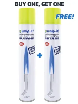 Whip it Premium Butane 420ml BOGO